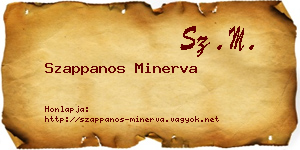 Szappanos Minerva névjegykártya